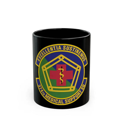 374th Medical Support Squadron (U.S. Air Force) Black Coffee Mug 11oz - Go Mug Yourself