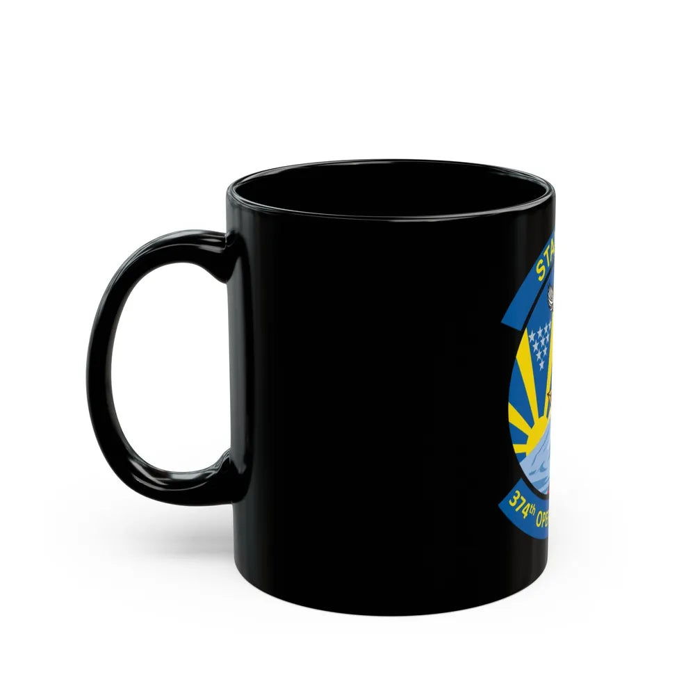 374th Operation Group (U.S. Air Force) Black Coffee Mug-Go Mug Yourself