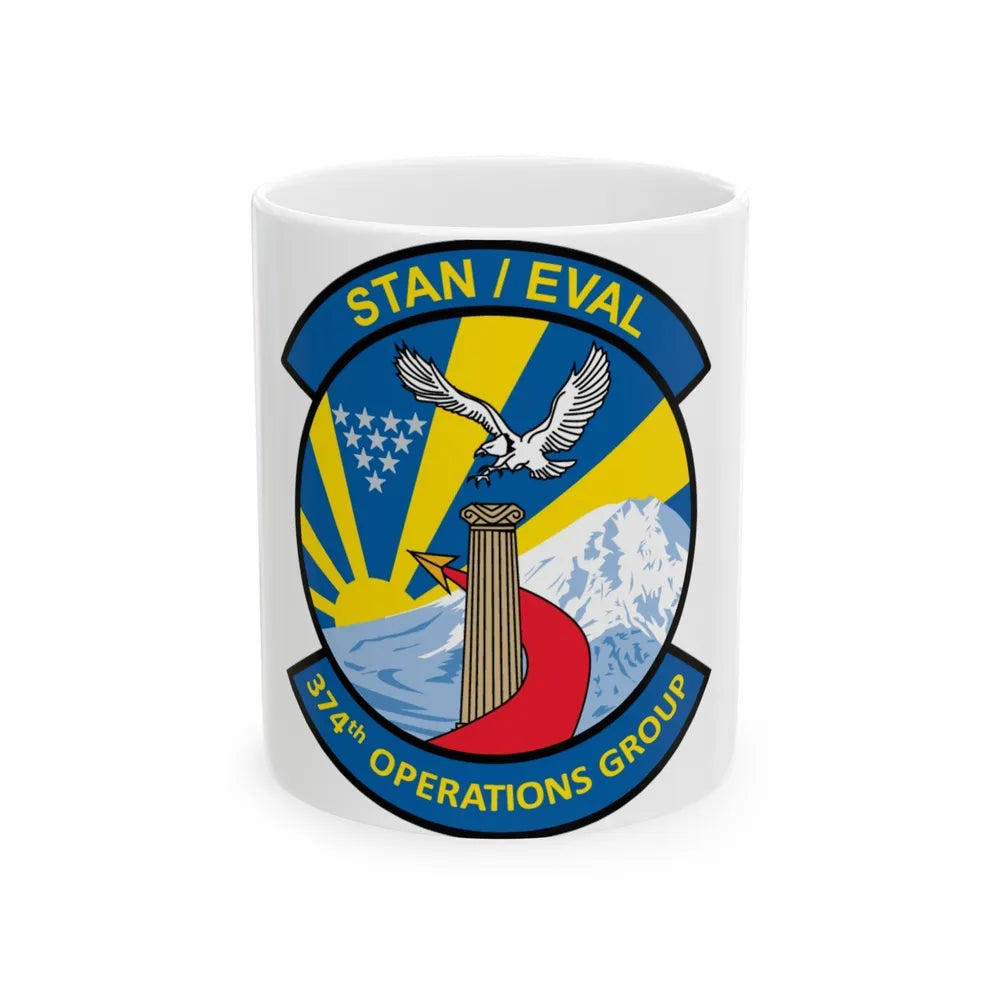 374th Operation Group (U.S. Air Force) White Coffee Mug-11oz-Go Mug Yourself