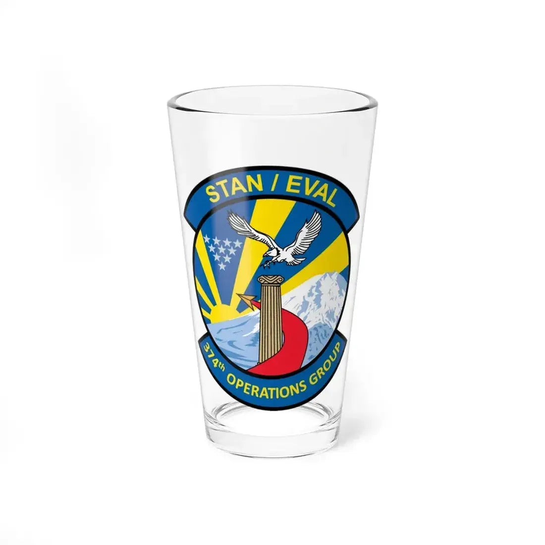 374th Operation Group (U.S. Air Force) Pint Glass 16oz 16oz - Go Mug Yourself