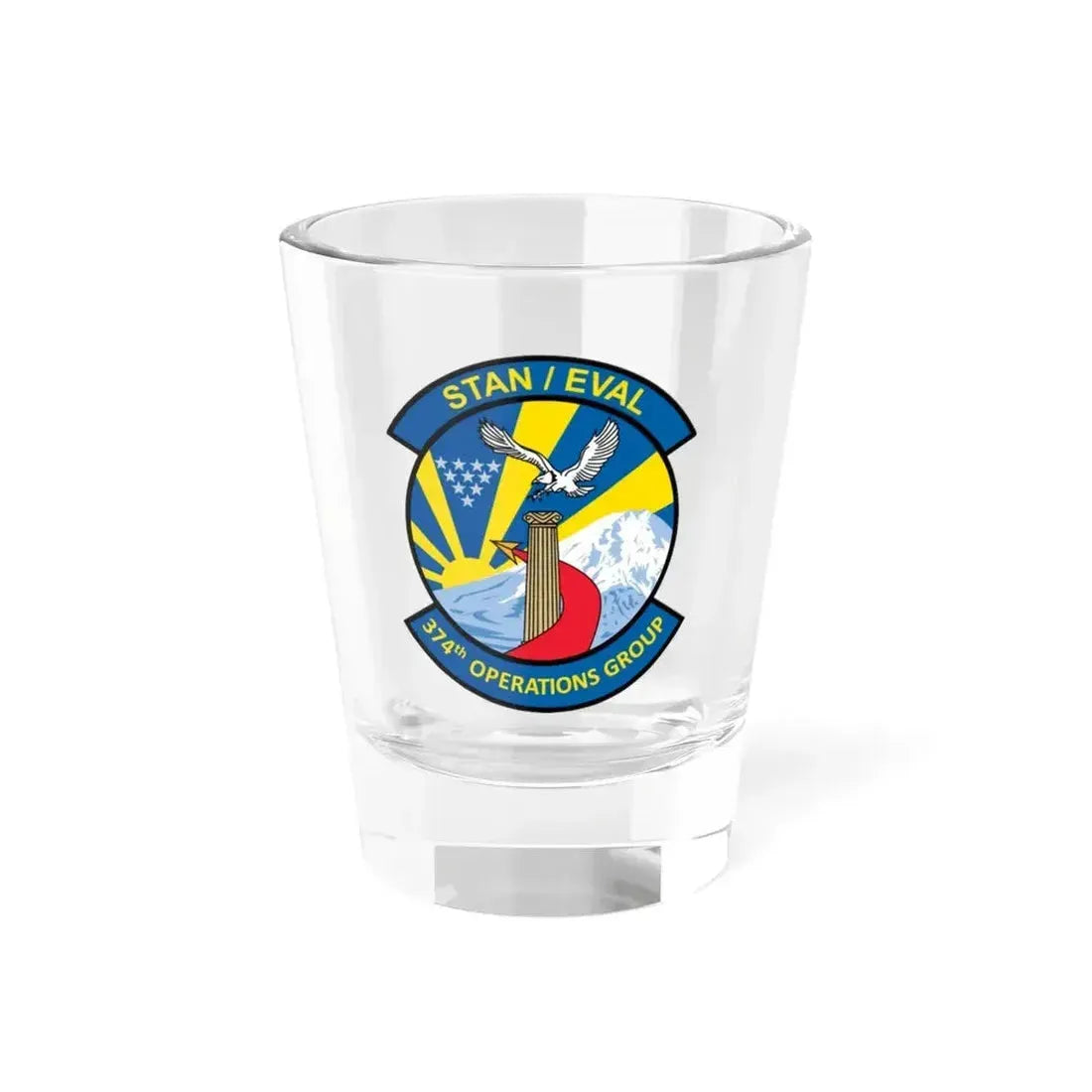 374th Operation Group (U.S. Air Force) Shot Glass 1.5oz 1.5oz - Go Mug Yourself