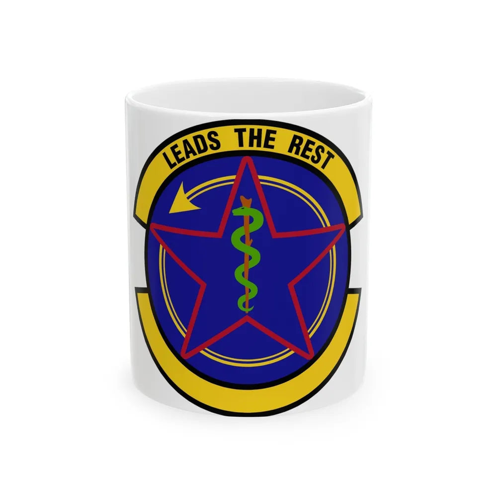 375 Operational Medical Readiness Squadron AMC (U.S. Air Force) White Coffee Mug-Go Mug Yourself