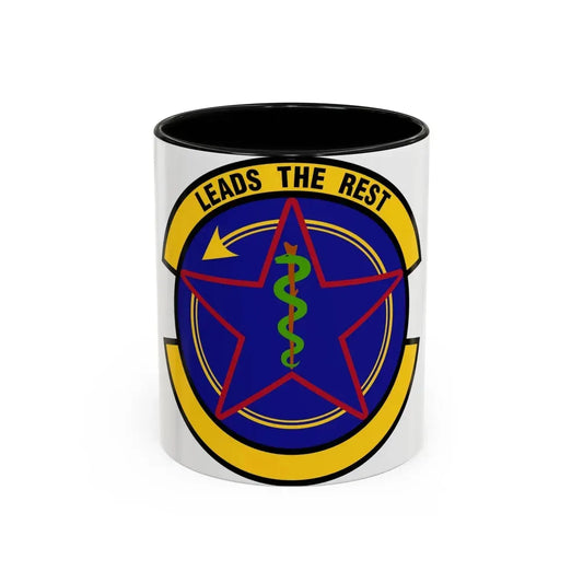 375 Operational Medical Readiness Squadron AMC (U.S. Air Force) Accent Coffee Mug 11oz Black - Go Mug Yourself