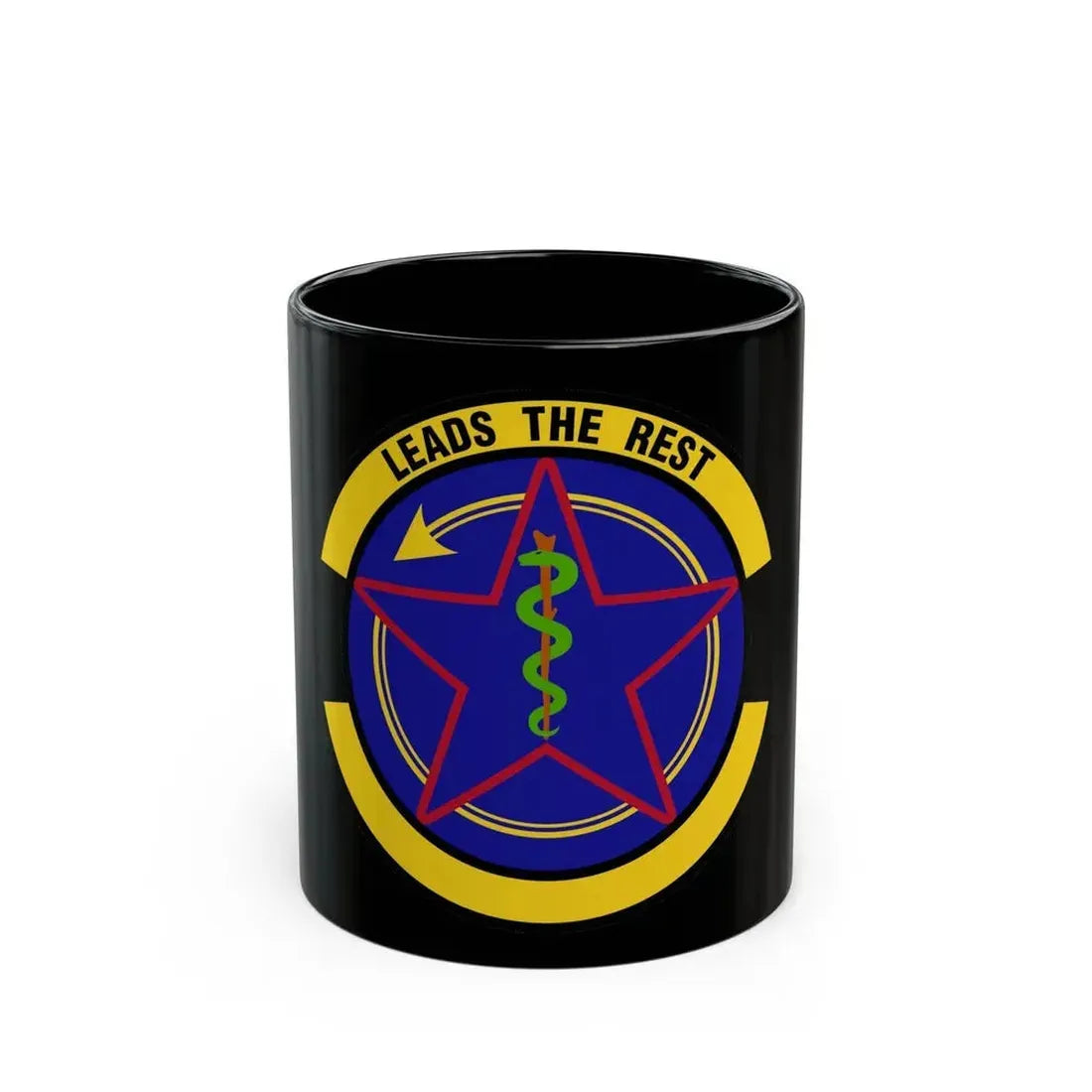 375 Operational Medical Readiness Squadron AMC (U.S. Air Force) Black Coffee Mug 11oz - Go Mug Yourself