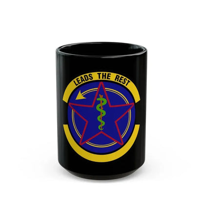 375 Operational Medical Readiness Squadron AMC (U.S. Air Force) Black Coffee Mug 15oz - Go Mug Yourself