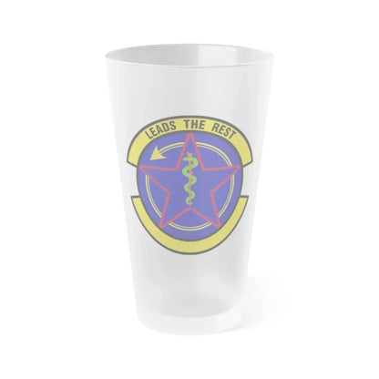 375 Operational Medical Readiness Squadron AMC (U.S. Air Force) Frosted Pint Glass 16oz 16oz Frosted - Go Mug Yourself