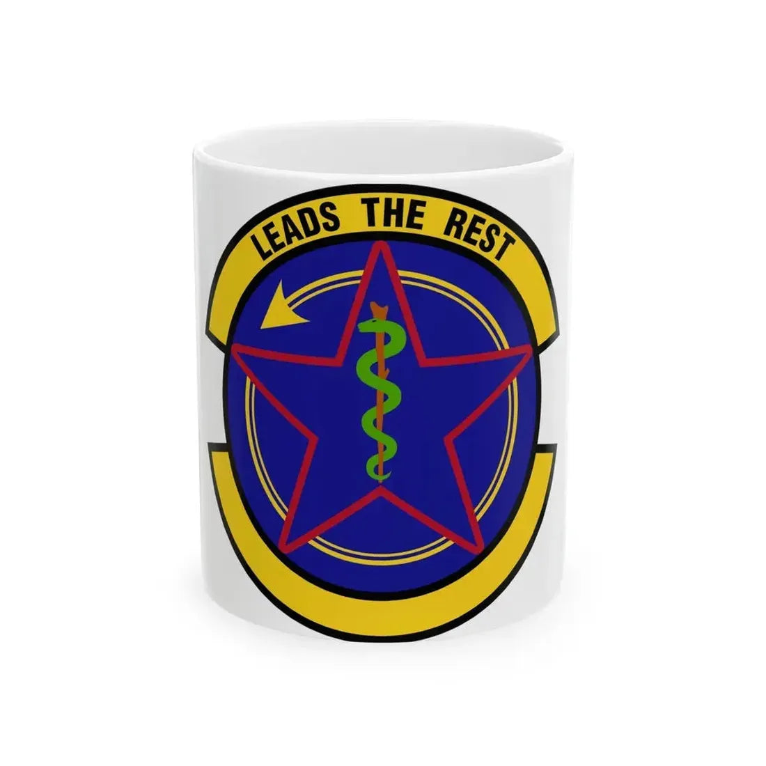 375 Operational Medical Readiness Squadron AMC (U.S. Air Force) White Coffee Mug - Go Mug Yourself