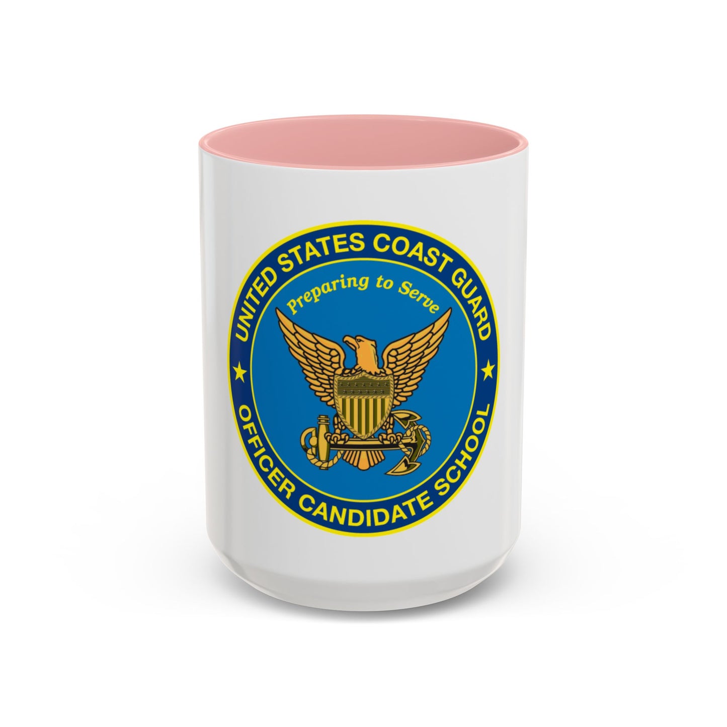 USCG Officer Candidate School (U.S. Coast Guard) Accent Coffee Mug