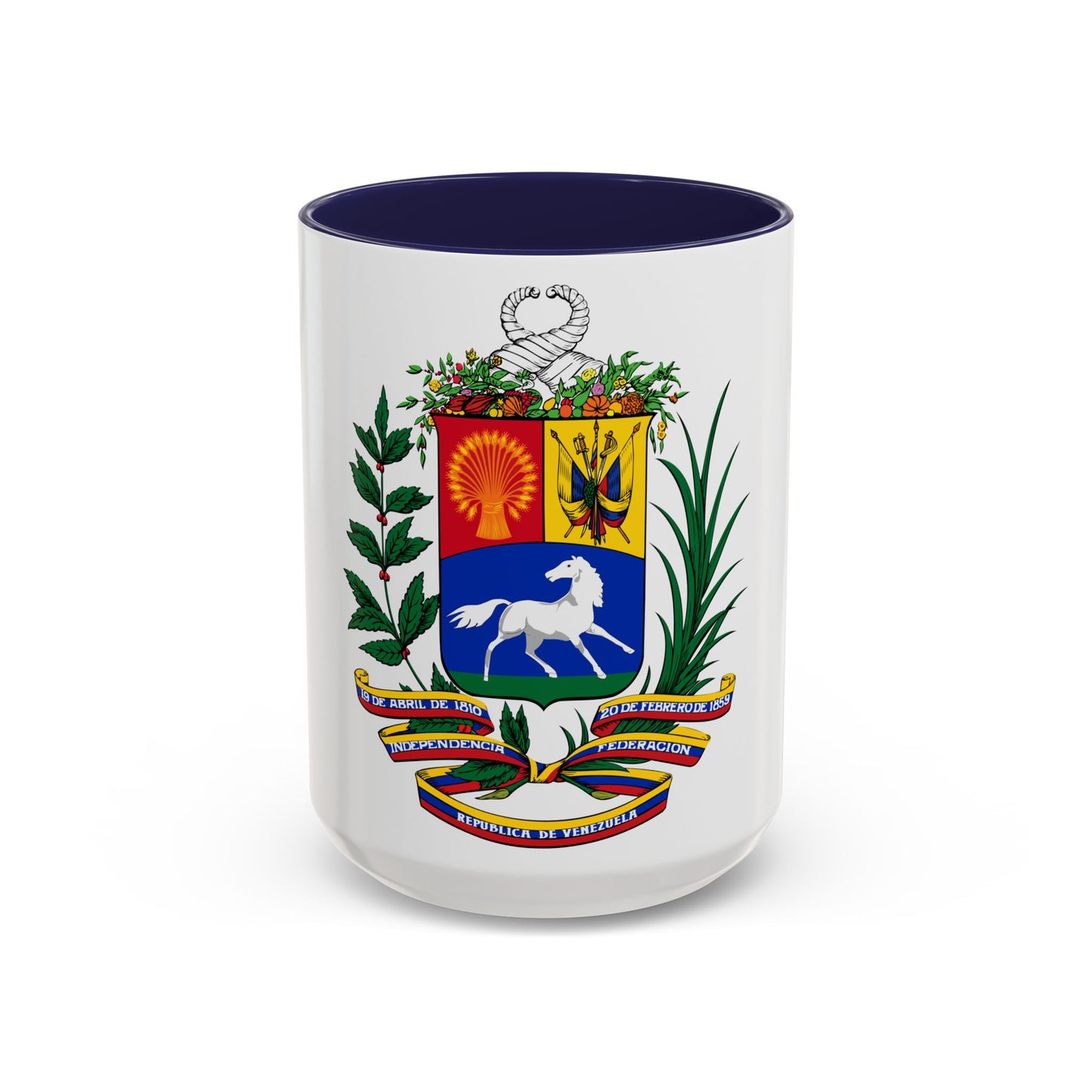 Coat of arms of Venezuela (1954-2006) - Accent Coffee Mug