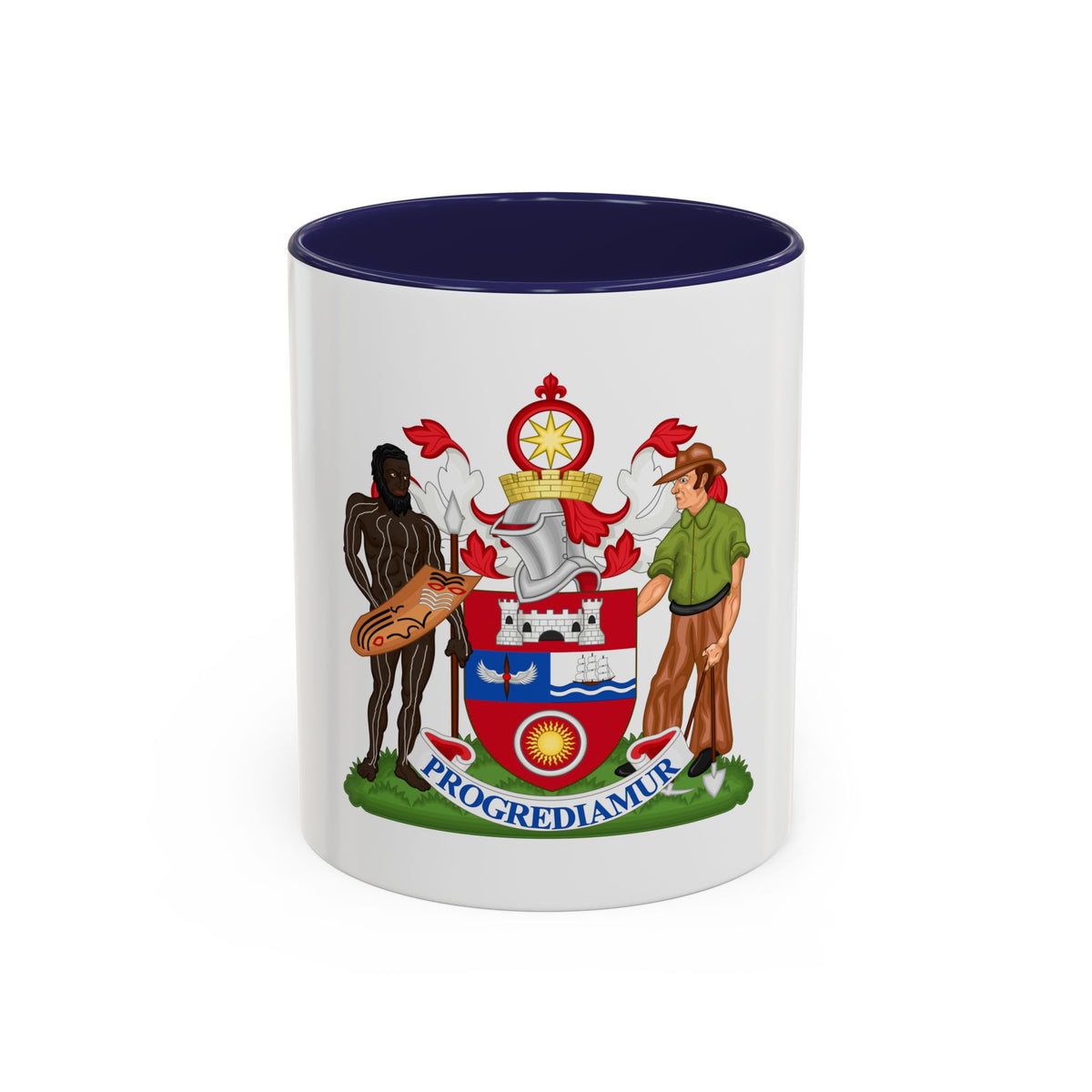 Coat of Arms Darwin Australia - Accent Coffee Mug