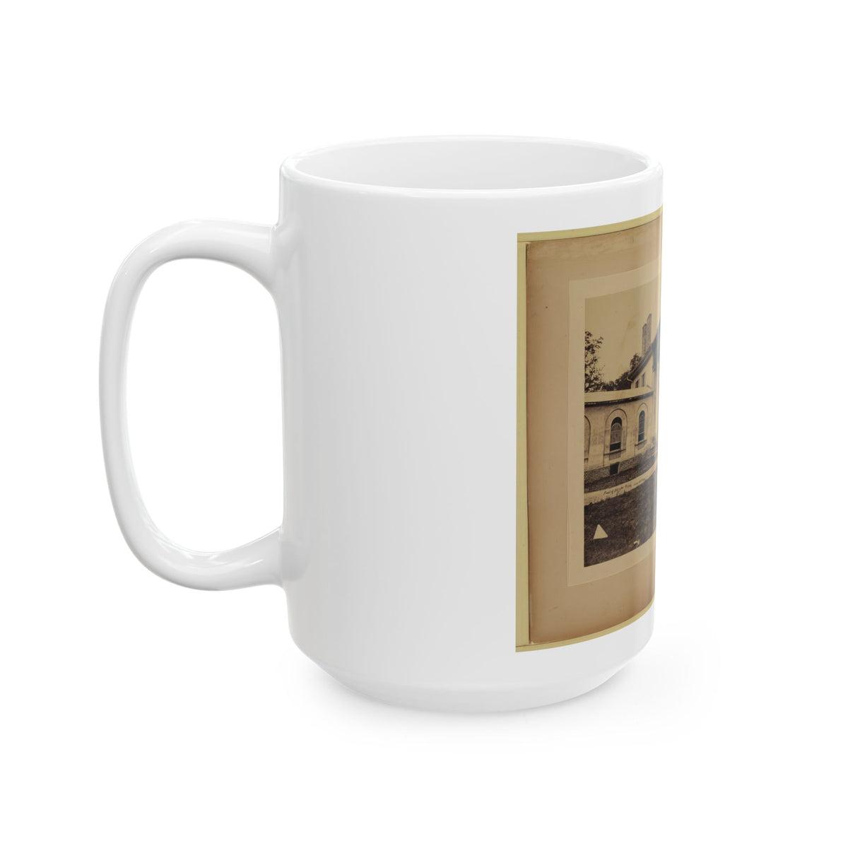 Arlington House, East Front, June 28, 1864 (U.S. Civil War) White Coffee Mug