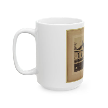 Arlington House, East Front, June 28, 1864 (U.S. Civil War) White Coffee Mug