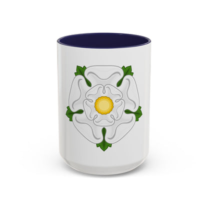 White Rose Badge of York - Accent Coffee Mug