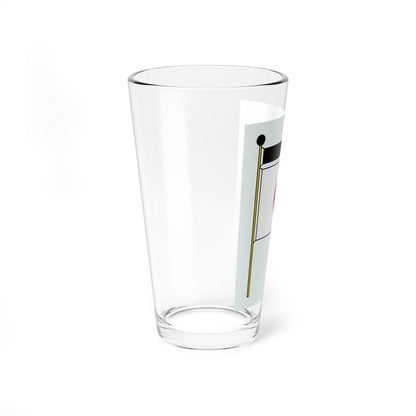 Japan mourning flag (Japan) Pint Glass 16oz