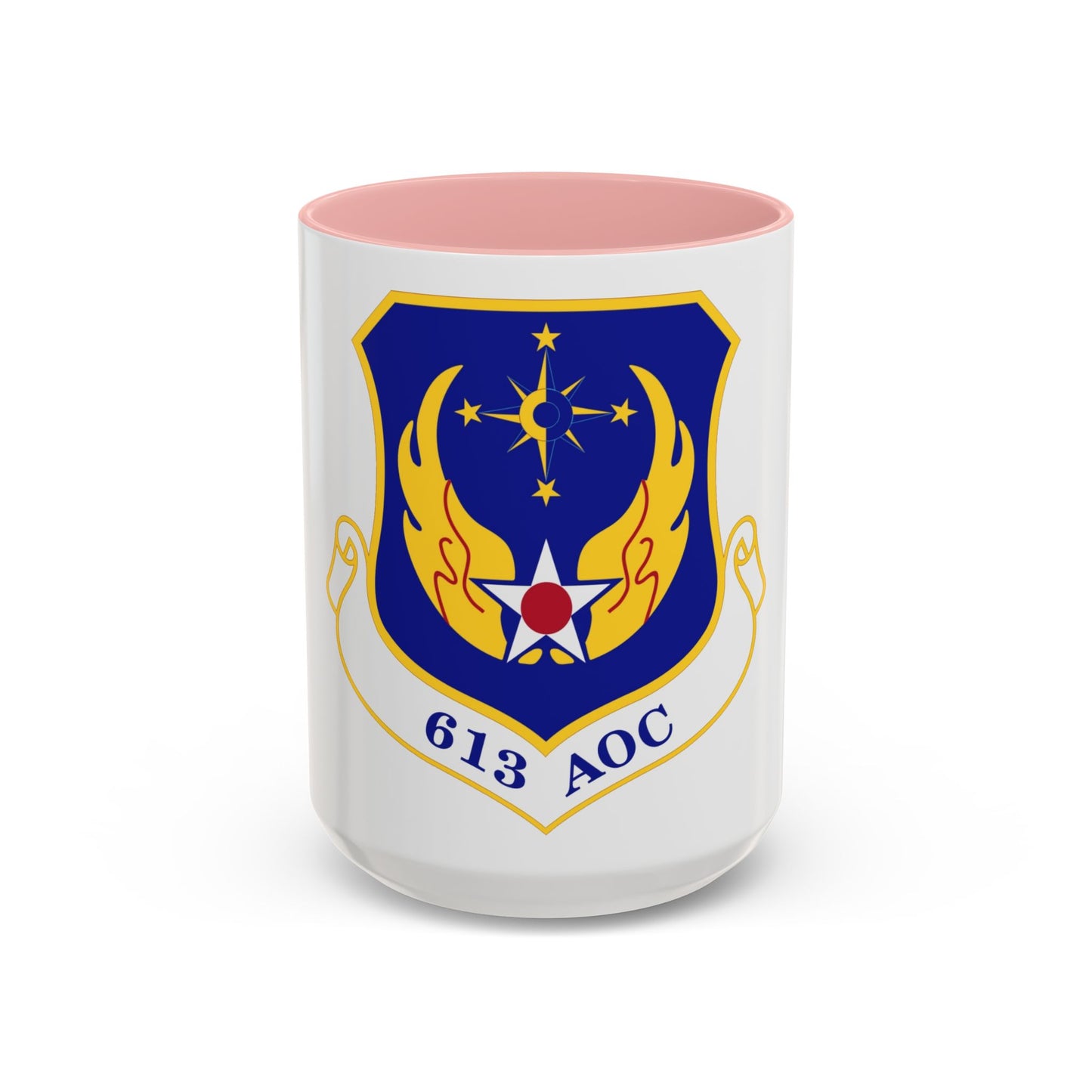 613 Air Operations Center PACAF (U.S. Air Force) Accent Coffee Mug