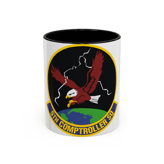 5 Comptroller Squadron AFGSC (U.S. Air Force) Accent Coffee Mug