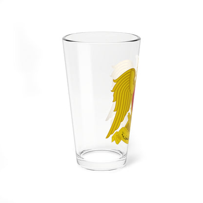 Emblem of Syria 1980-2024 (Syria) (Coat of Arms) Pint Glass 16oz