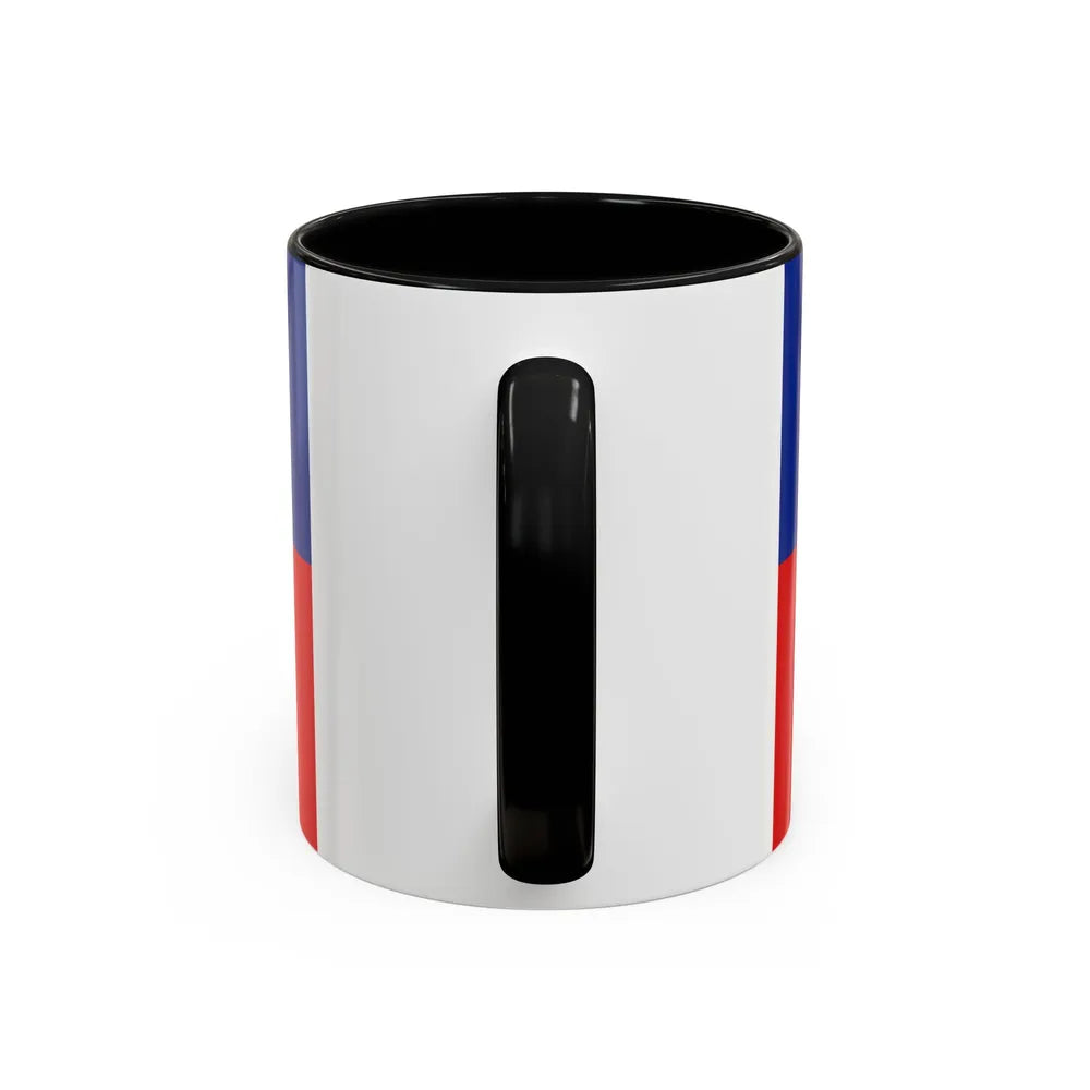 Flag of Gliwice Poland - Accent Coffee Mug-Go Mug Yourself