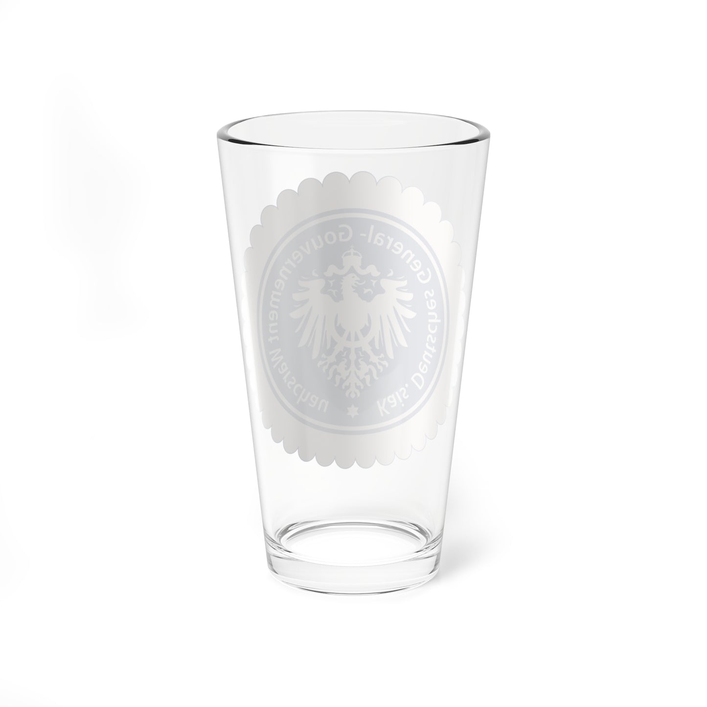 Seal of the Government-General of Warsaw (Poland) (Coat of Arms) Pint Glass 16oz