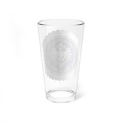 Seal of the Government-General of Warsaw (Poland) (Coat of Arms) Pint Glass 16oz