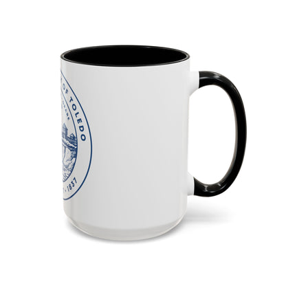 Seal of Toledo Ohio - Accent Coffee Mug
