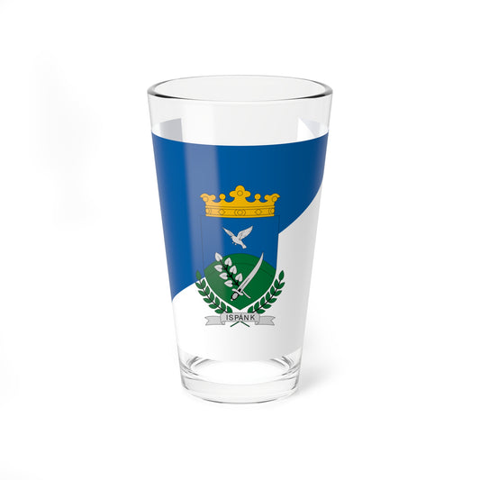 Flag of Ispank (Hungary) Pint Glass 16oz