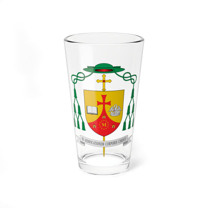 Escudo de Eduardo Malaspina (Spain) (Coat of Arms) Pint Glass 16oz