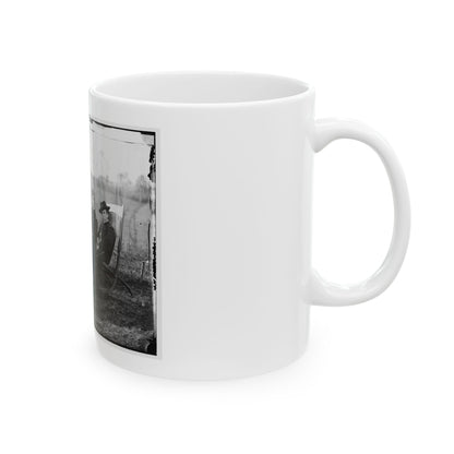 Culpeper, Virginia. Group Of Officers, Headquarters, Army Of The Potomac (U.S. Civil War) White Coffee Mug