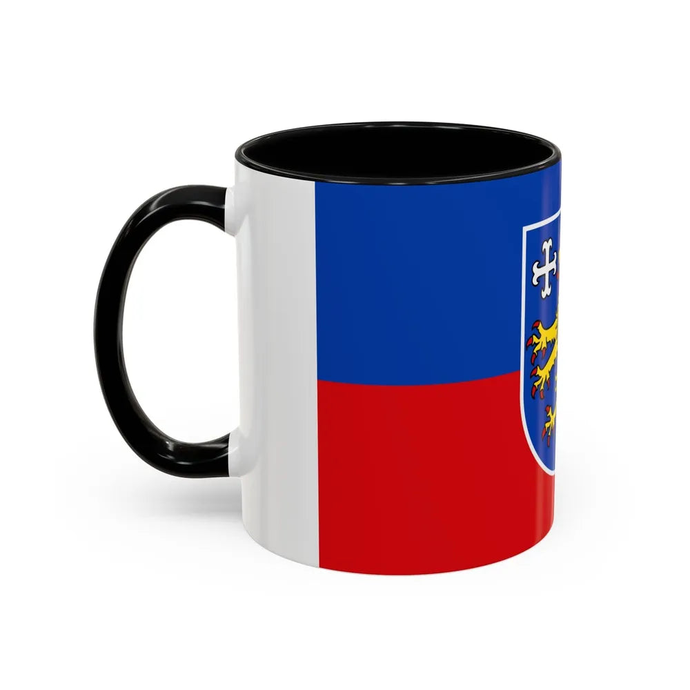 Flag of Friesland Germany - Accent Coffee Mug-Go Mug Yourself