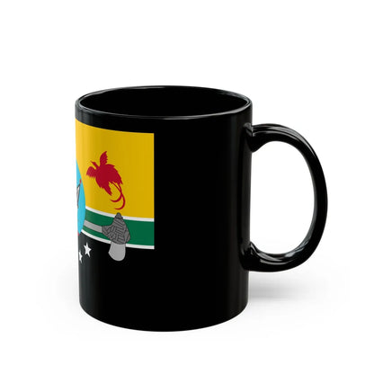 Flag of Hela Papa New Guinea - Black Coffee Mug-Go Mug Yourself