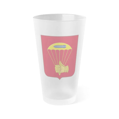 376 Airborne Field Artillery Battalion 2 (U.S. Army) Frosted Pint Glass 16oz-Go Mug Yourself