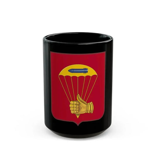 376 Airborne Field Artillery Battalion 2 (U.S. Army) Black Coffee Mug 15oz - Go Mug Yourself
