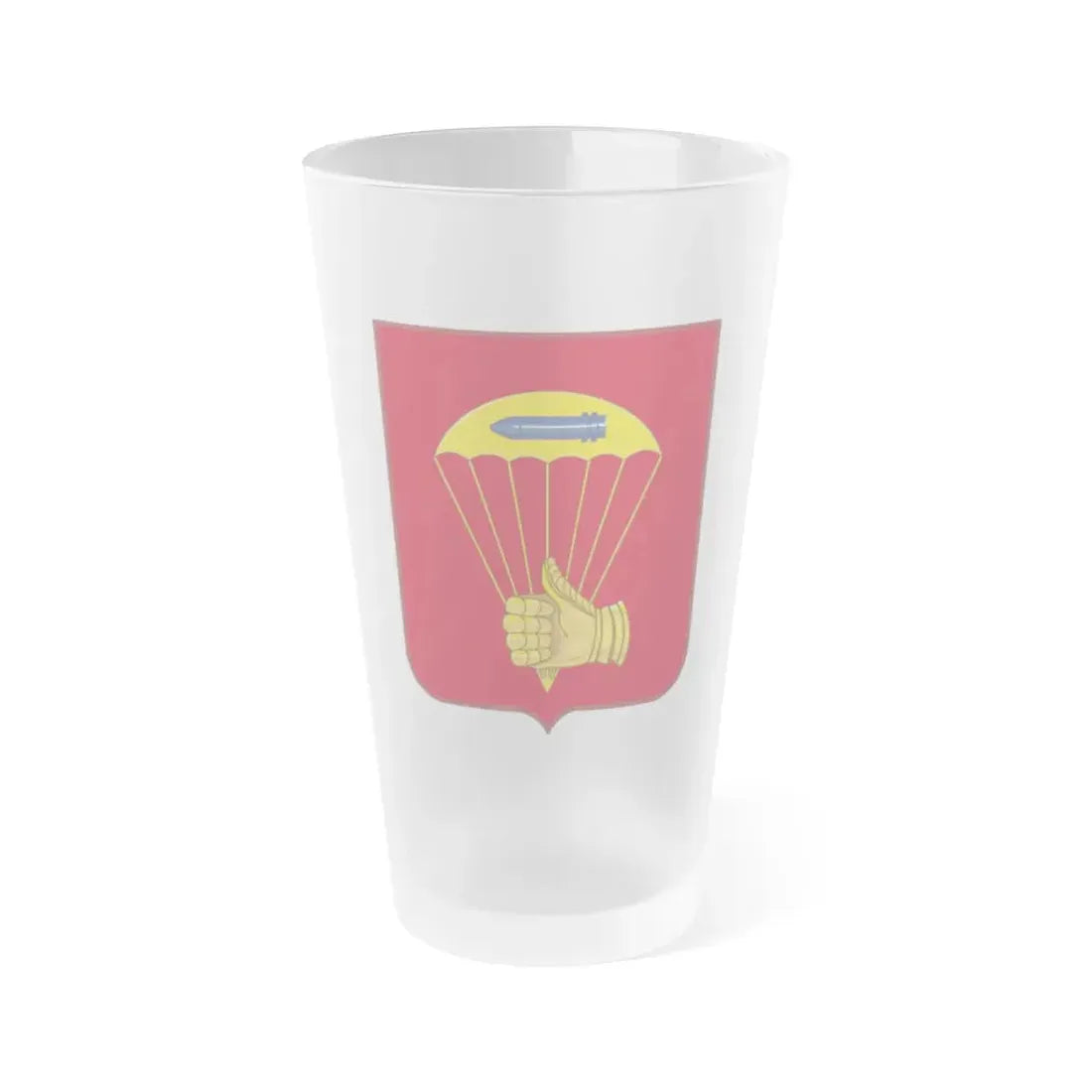 376 Airborne Field Artillery Battalion 2 (U.S. Army) Frosted Pint Glass 16oz Default Title - Go Mug Yourself