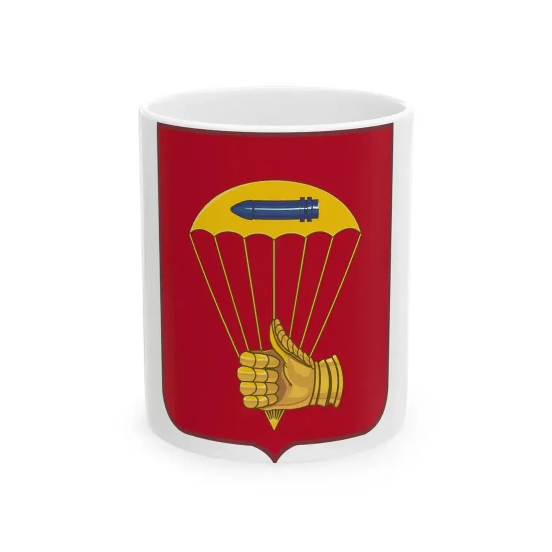 376 Airborne Field Artillery Battalion 2 (U.S. Army) White Coffee Mug 11oz - Go Mug Yourself