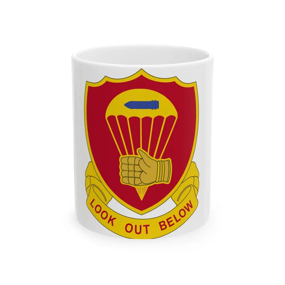 376 Airborne Field Artillery Battalion (U.S. Army) White Coffee Mug-11oz-Go Mug Yourself