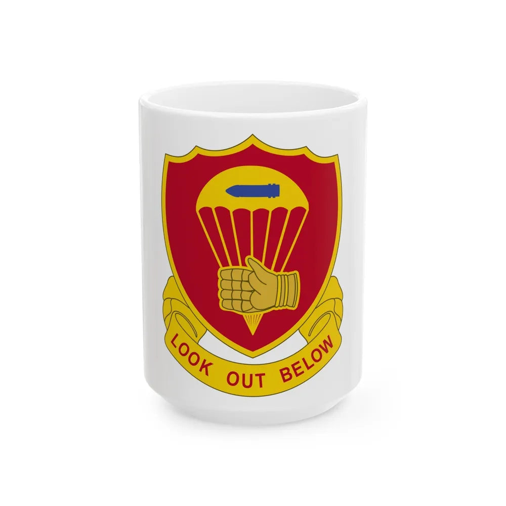 376 Airborne Field Artillery Battalion (U.S. Army) White Coffee Mug-15oz-Go Mug Yourself