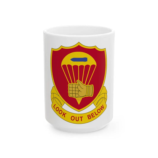 376 Airborne Field Artillery Battalion (U.S. Army) White Coffee Mug-15oz-Go Mug Yourself