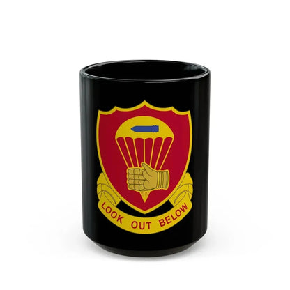 376 Airborne Field Artillery Battalion (U.S. Army) Black Coffee Mug 15oz - Go Mug Yourself