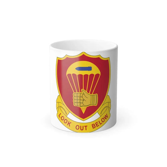 376 Airborne Field Artillery Battalion (U.S. Army) Color Changing Mug 11oz - Go Mug Yourself