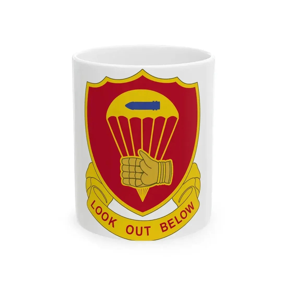 376 Airborne Field Artillery Battalion (U.S. Army) White Coffee Mug 11oz - Go Mug Yourself