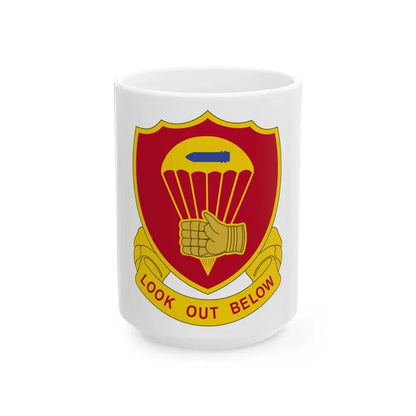 376 Airborne Field Artillery Battalion (U.S. Army) White Coffee Mug 15oz - Go Mug Yourself