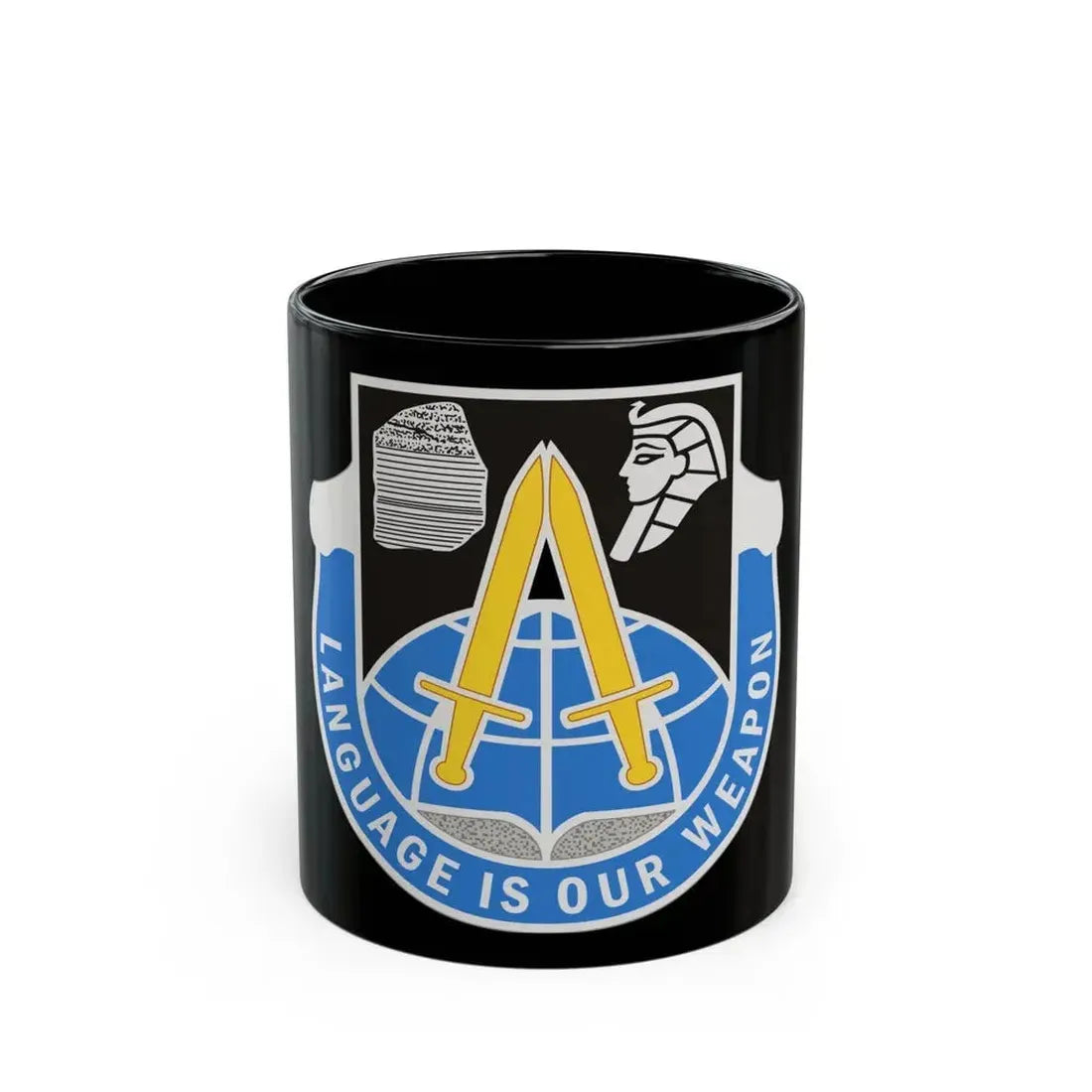 376 Military Intelligence Battalion (U.S. Army) Black Coffee Mug 11oz - Go Mug Yourself