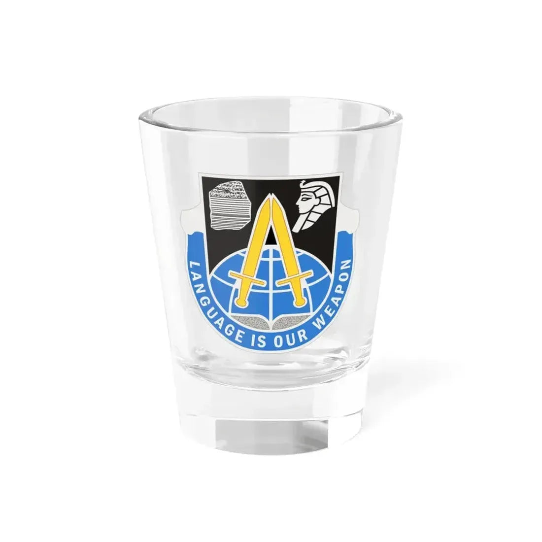 376 Military Intelligence Battalion (U.S. Army) Shot Glass 1.5oz 1.5oz - Go Mug Yourself