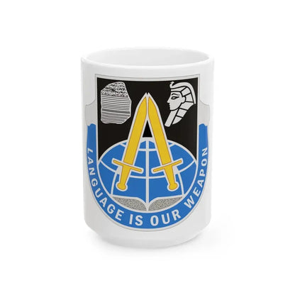 376 Military Intelligence Battalion (U.S. Army) White Coffee Mug 15oz - Go Mug Yourself