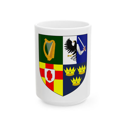 Provincial Arms of Ireland - White Coffee Mug