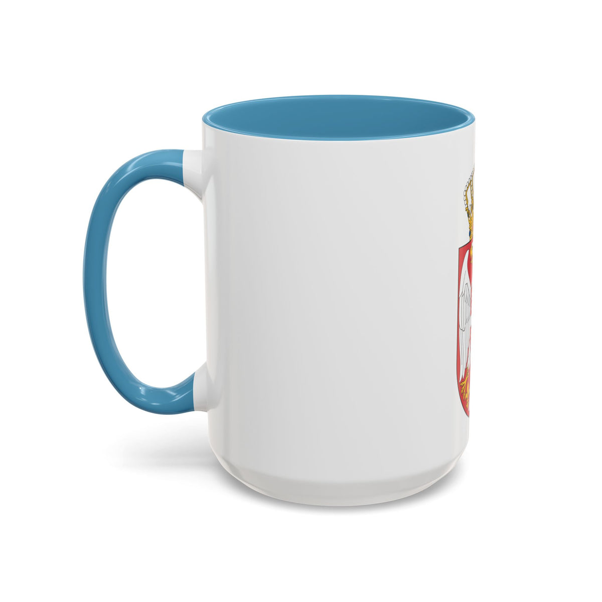 Coat of arms of Serbia 2 - Accent Coffee Mug