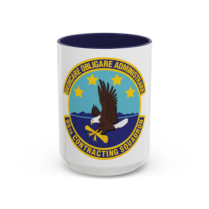 95th Contracting Squadron (U.S. Air Force) Accent Coffee Mug
