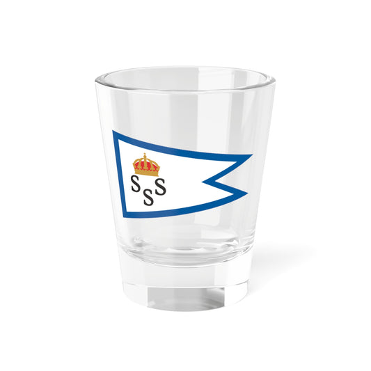 Burgee of KSSS members (Sweden) Shot Glass 1.5oz