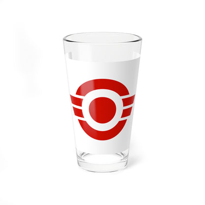 Flag of Hiji Oita (Japan) Pint Glass 16oz