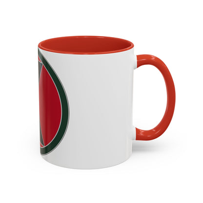 Tasse à café décorative de la 7e division d'infanterie (armée américaine)